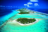 El atolon polinesio